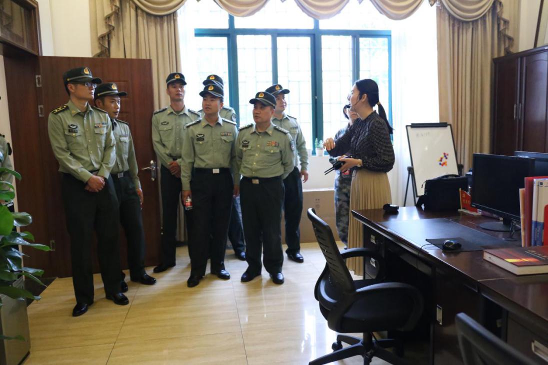 陆军特种作战学院副院长王炳军率队来访我院